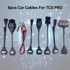 8pcs Full Set Car Cables Set For OBD2 Diagnostic Tools Connector Adapter Cables picture