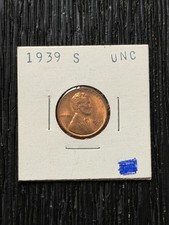 1939-S Lincoln Wheat Cent BU Uncirculated MS Red picture