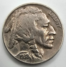 1938 D Buffalo Nickel VF/XF As Shown Type Coin Full Horn Last Issue Year EF picture