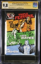 Headlocked: Tales from the Road #nn CGC SS 9.8 Signed Bates, Foley, Kingston picture