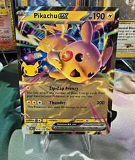 The Pokémon Company Pikachu ex Me: 30th Celebration Holo Full Art DR 054/128 picture