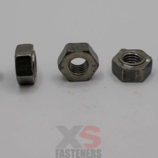 M10-1.5 Hex Weld Nuts Short Pilot 3 Projection Plain Steel Spot Weld (500 PCS) picture