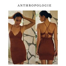 NWT Anthropologie The Ellen Mini Dress Size XS picture