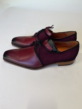 Mens Mezlan Luce Cherry Leather Dress Shoes 9m NEW picture