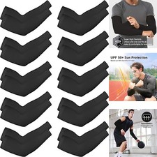 10 Pair Cooling Arm Sleeves Cover UV Sun Protection Sports Outdoor For Men Women picture