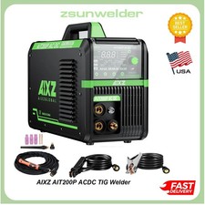 110V/220V AC DC TIG Welder &Foot Pedal Stick Pulse TIG Welding Machine 200A picture