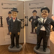 Laurel And Hardy Figurines 1996 By Dave Grossman In The Box picture