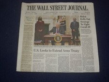 2021 JANUARY 22 THE WALL STREET JOURNAL -BIDEN ROLLS OUT STRATEGY TO FIGHT VIRUS picture