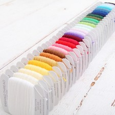 ThreadArt Sashiko Thread - 40 Meters 100% Cotton Med Thickness 20/6 - 32 Colors picture