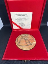 Knights of Columbus 2012 Supreme Council Guadalupe Medal LA 8/5 #0036/1200 COA picture