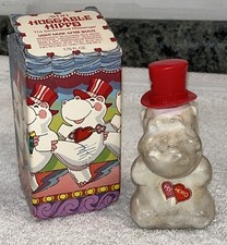 Vintage Avon Huggable Hippo Decanter - Light Musk after shave - New Old Stock picture
