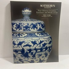 Sotheby’s Fine Chinese Ceramics , Furniture & Works Of Art  Catalogue 11/29/83 picture