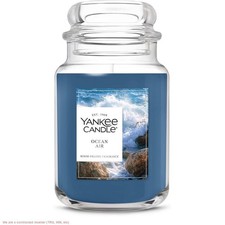 Original Large Jar Ocean Air Candle 22oz - Yankee Candle *SEE DEAL* picture