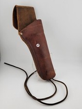 Post WW2 Vintage Colt / Ruger Hunting Brown Leather Holster. Clean Condition  picture