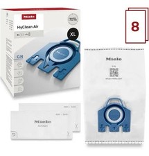 Miele Genuine HyClean GN Bags. 8 Bags And 4 filters. picture