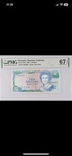 1997 Bermuda Pick# 40Ab 2 Dollars Tuna Fish PMG 67 EPQ picture