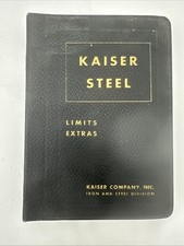 Kaiser Steel Limits Extras - Price Schedules 1949/1954 W115-09 picture