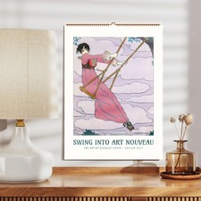 2027 Georges Lepape Wall Calendar – Art Deco Fashion Illustration Gift, 11x16.5