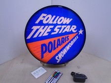 Polaris Follow the Star Round LED Display lighted sign lightbox Wall Hanging picture