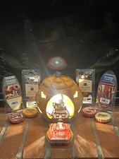 EUC SCENTSY  PARANORMAL PUMPKIN HALLOWEEN WAX WARMER+ALL NEW ASSTD. WAXES picture