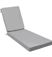 AAAAAcessories Outdoor Chaise Lounge Cushions, Waterproof, 1pack Gray picture