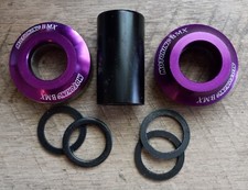 MOTOKING BMX 19MM MID BOTTOM BRACKET PURPLE picture