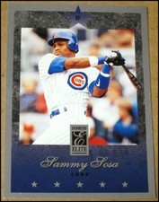 1997 Donruss Elite Sammy Sosa Baseball Card #31 Chicago Cubs NRMT picture