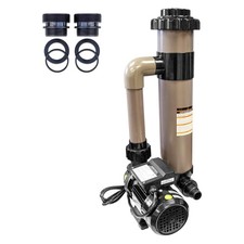 Swimline Hydrotools Cartridge Pool Filter Complete System 2220GPH Pump(Open Box) picture