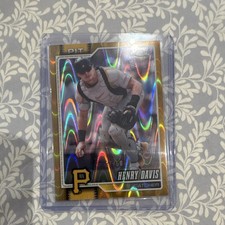 Topps Chrome 2026 Henry Davis RC Gold Wave /50 Pirates picture