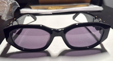 Versace Sunglasses VE4361 GB1/87 Black/Gold-Medusa-Logo/Grey Lenses 53mm **NEW** picture