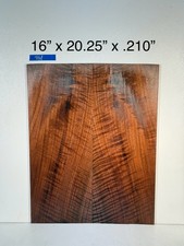 Figured CLARO WALNUT  - Luthier wood Guitar Back Top Wood Lumber Curly picture