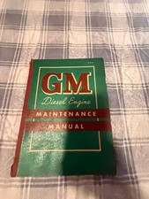VINTAGE 1957 GM Diesel Engine Maintenance Manual X-5710 GMC Truck & Coach picture