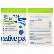 Native Pet The Daily 11-in-1 Dog Vitamins 120 Scoops 28 oz EXP 11/2027 picture