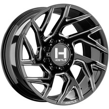20x10 Hostile H141 Vortex Blade Cut (Black Milled) Wheel 8x180 (-19mm) picture