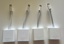 Lot of 4 Apple A1305 Thunderbolt Mini DisplayPort to DVI Adapter -  picture