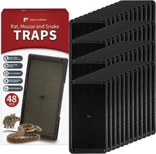 Super Glue Traps 48 Pack for Mice & Snakes, Larger, Heavier, Non-Toxic Glue. picture