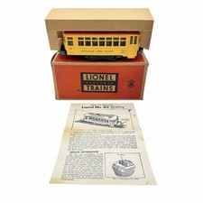 Lionel Postwar No.60 Trolley In Original Box With Insert NICE picture