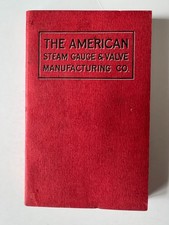 1908 American Steam Gauge & Valve Mfg Co Illustrated Pocket Catalog Boston MA picture
