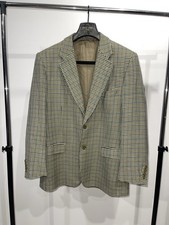 Vintage Lanificio Tallia Galoppo Wool Blazer Jacket Mens 52 42 Houndstooth Italy picture