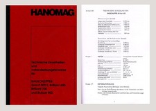 Hanomag Brillant 700 Heavy Duty 900 Workshop Service Manual picture
