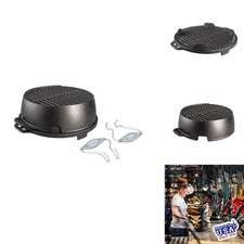 Lodge Kickoff Cast Iron Grill 12 Inch Cooking Surface picture