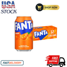 Fanta Orange Soda Pop Fridge Pack Cans, 12 fl oz, 12 Pack............. picture