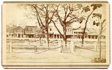 Healdsburg CA California West Street Stores Hotel Sonoma County 1870s CDV Photo picture