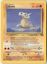 Cubone 50/64 Common Jungle Pokemon Unlimited Moderately Played picture