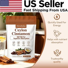 Metabolae Ceylon Cinnamon Capsules – 300 Softgels, Supports Metabolic Balance picture