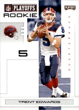 2007 Playoff NFL Playoffs Black #132 Trent Edwards/199 - FB picture