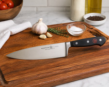 Wusthof 4582/20 Classic 8 in Carbon Steel Chef's Knife - Black picture