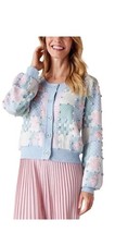Matilda Jane Heart to Heart Waltz of the Flowers Patchwork Cardigan Sweater picture