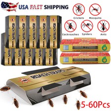 5 to 60pcs Pest Roach Glue Trap Cockroach Killer Bait Catcher Spider Insect Home picture