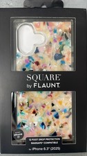 FLAUNT SQUARE Rainbow Confetti MagSafe Case - iPhone 17 picture